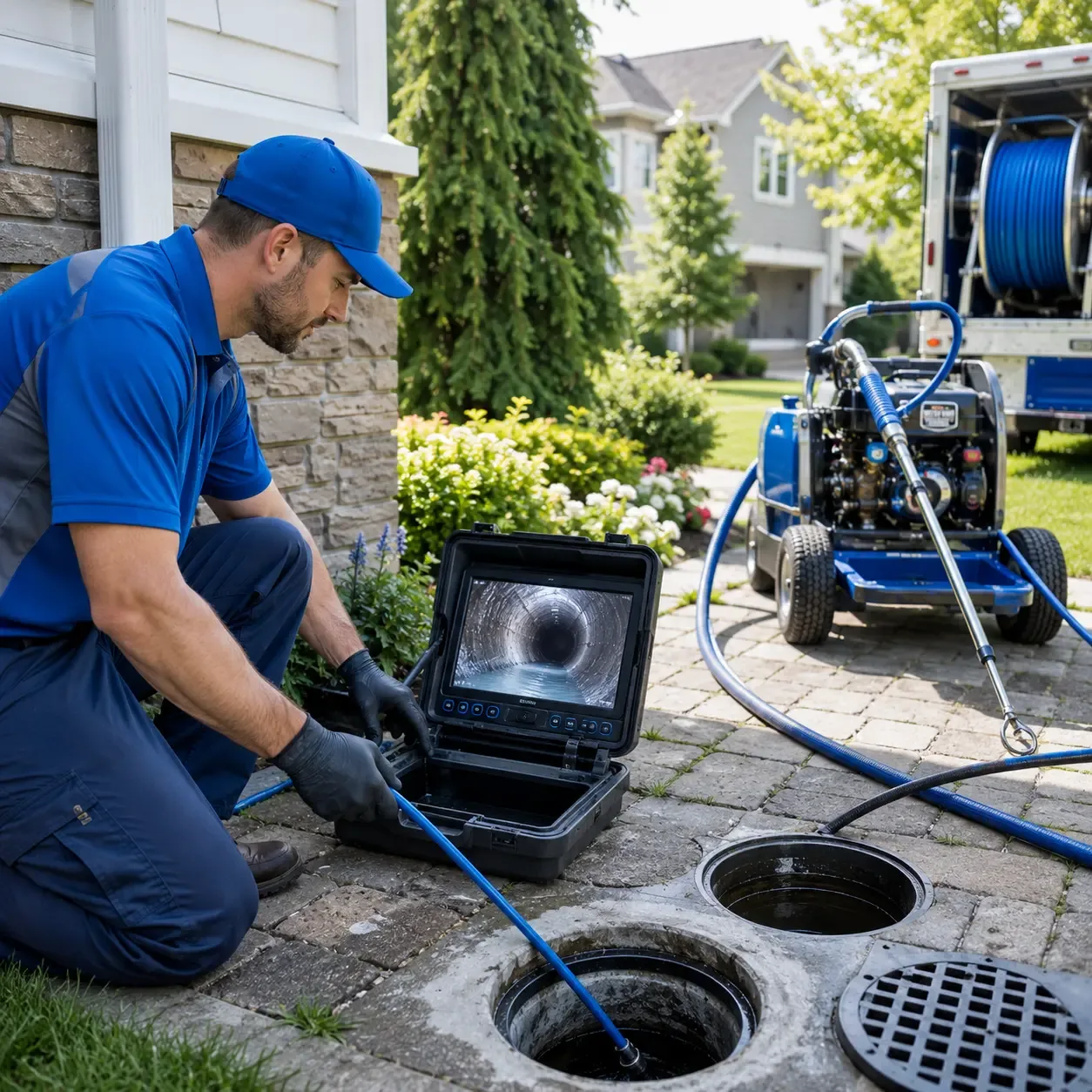 Outdoor drain cleaning professionals serving Newcomb, NY